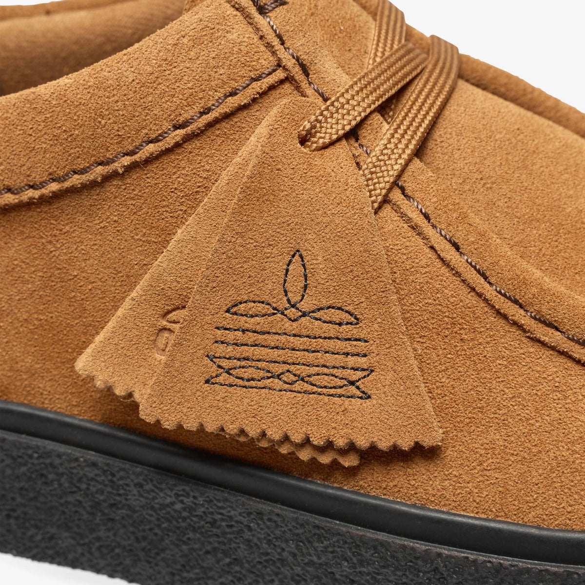 Suede Lace-Up Cupsole Shoe - Ginger