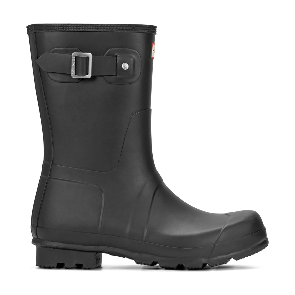 Men's Short Rubber Rain Boots - Black
