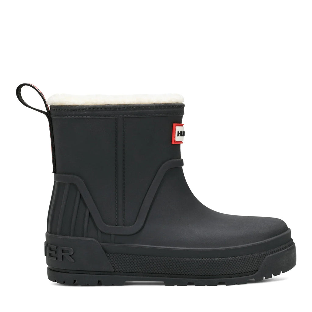 Kids' Insulated Waterproof Rain Boots - Black