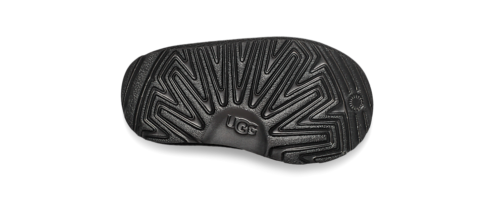 Toddler Suede Slip-On Slipper - Black