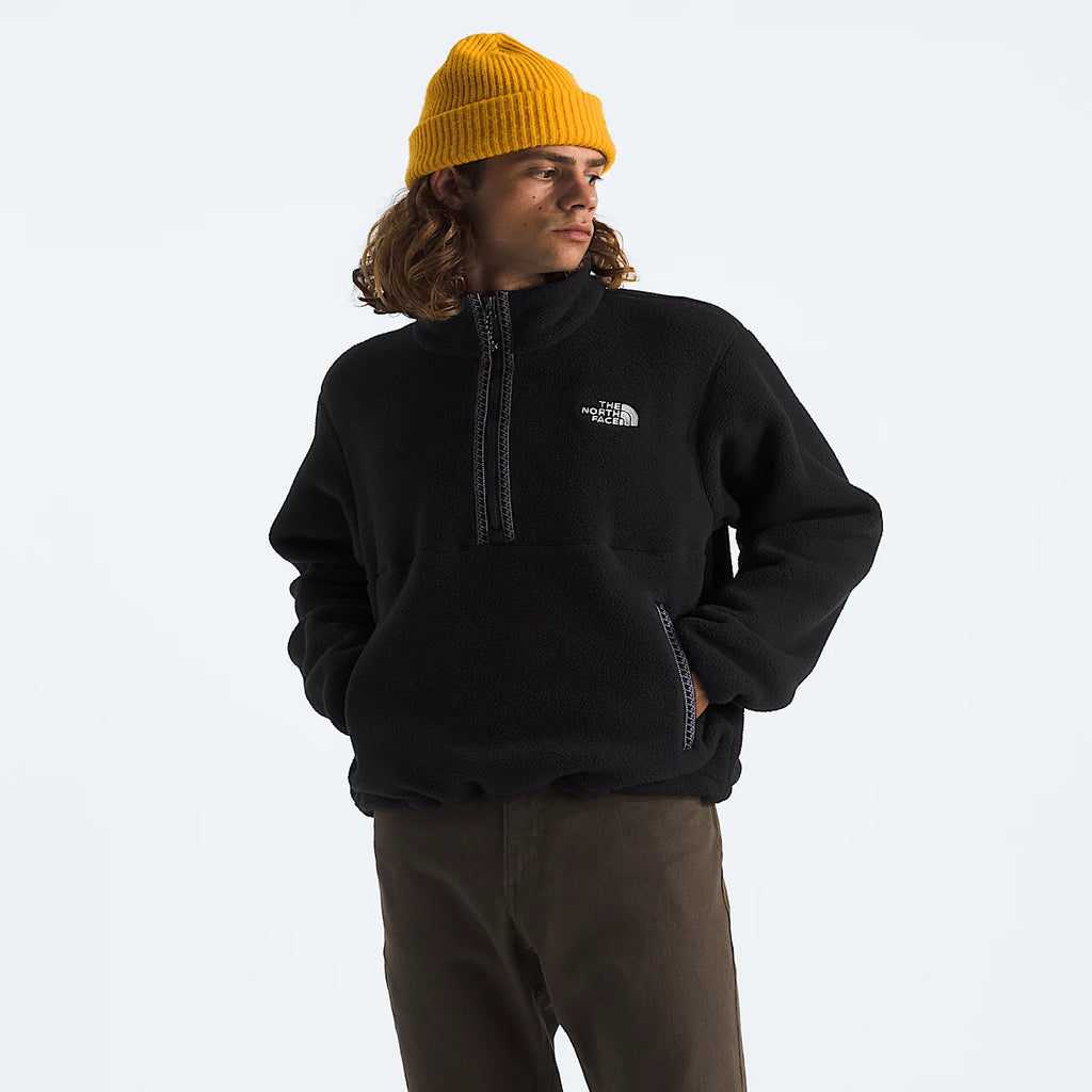 Men's Quarter-Zip Fleece Pullover - Black