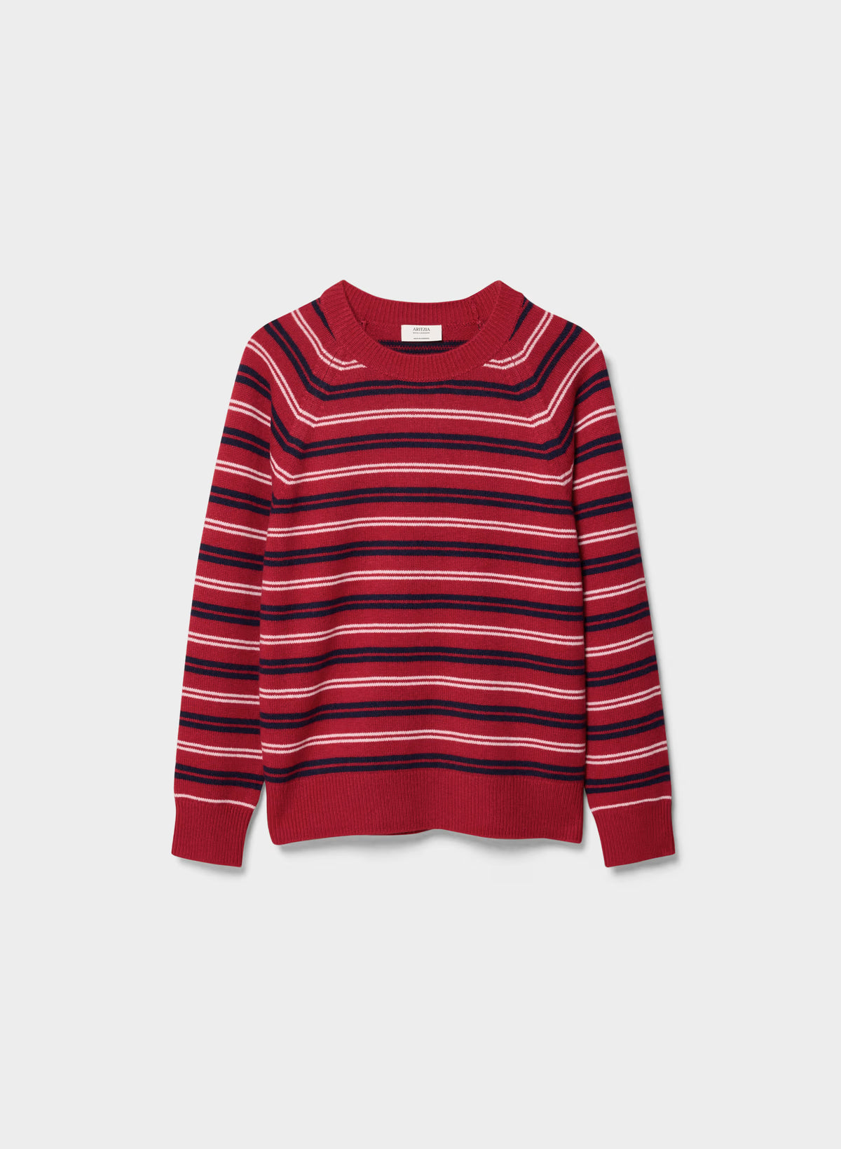 Wool Cashmere Raglan Sweater - Olive