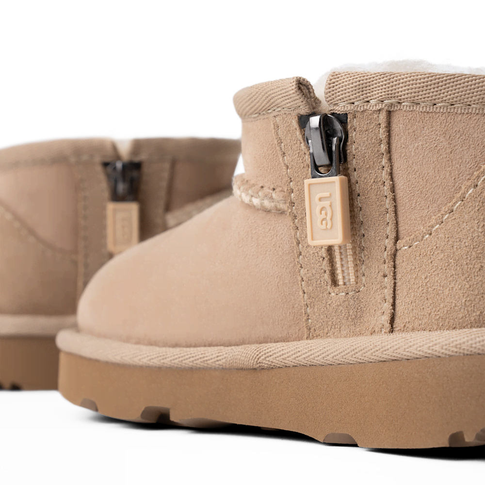 Toddler Sheepskin Mini Boot - Chestnut