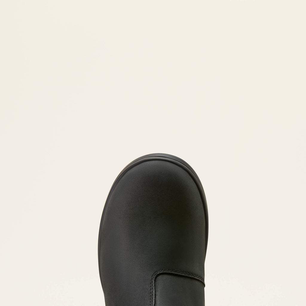 Kids' Leather Chelsea Boots - Black