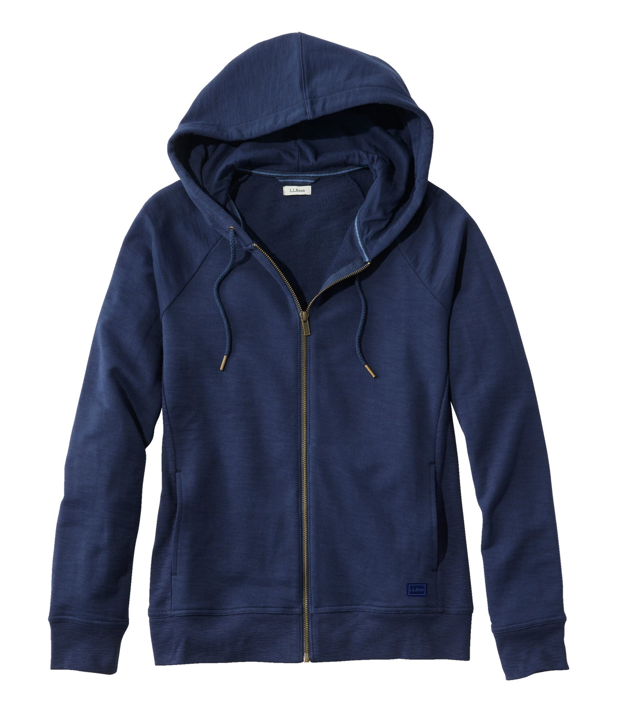 Women's French Terry Full-Zip Hoodie - White