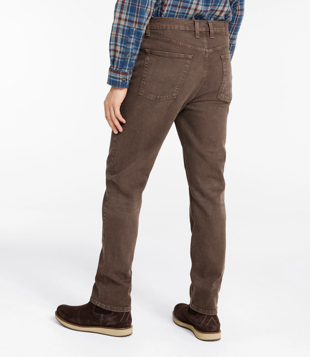 Men's Stretch Straight-Leg Jeans - Tan