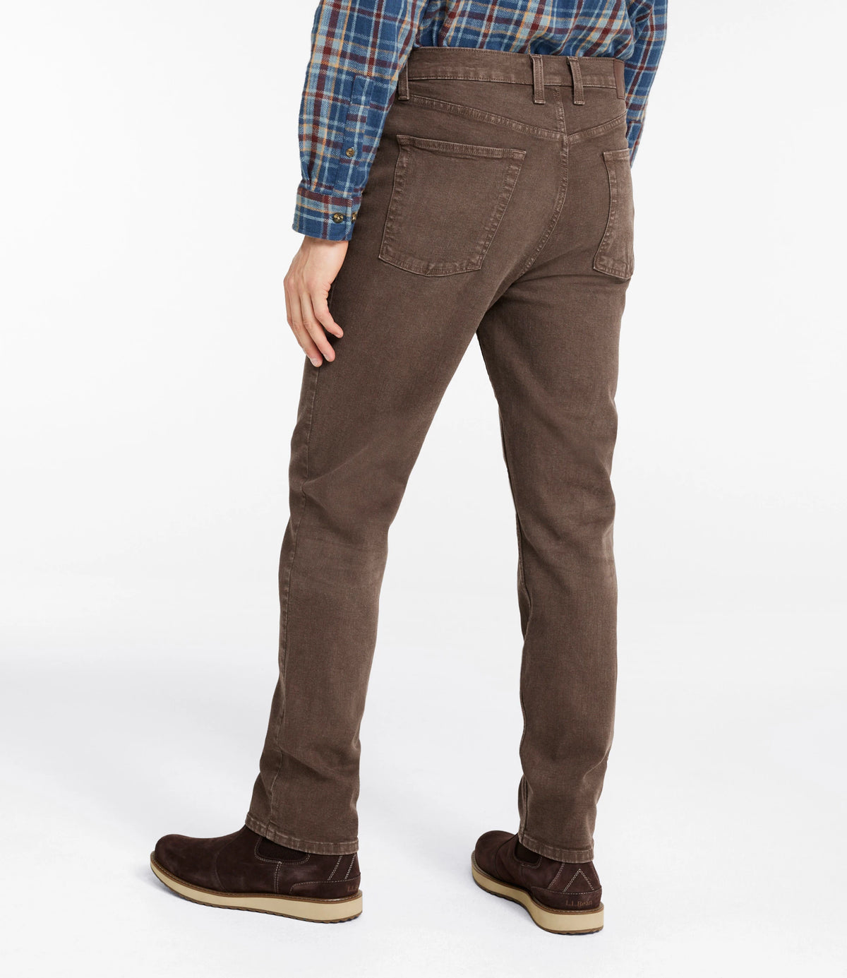 Men's Stretch Straight-Leg Jeans - Tan