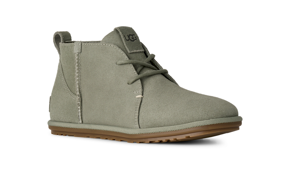 Women's Leather Lace-Up Boot - Sand