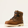 Men's Waterproof Composite Toe Work Boots - Brown