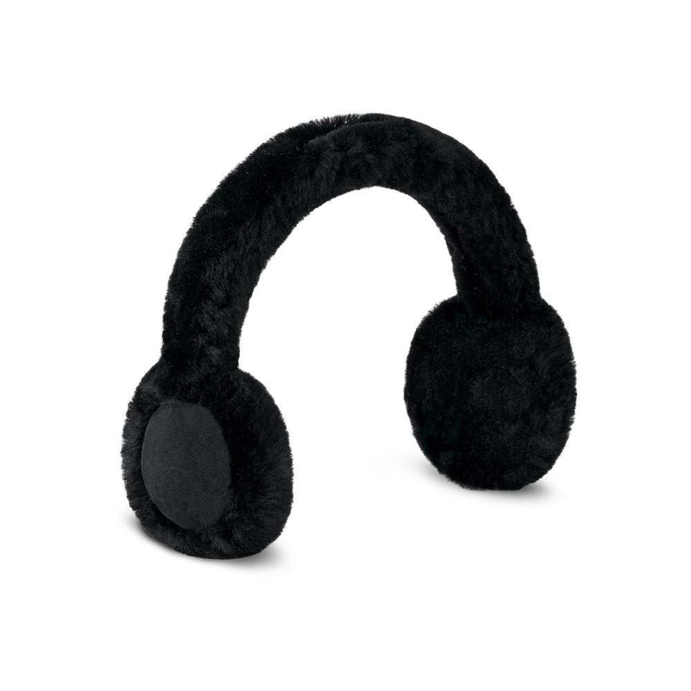 Shearling Earmuffs - Black
