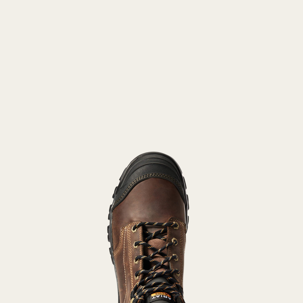 Men's 6-Inch Slip-Resistant Work Boots - Brown