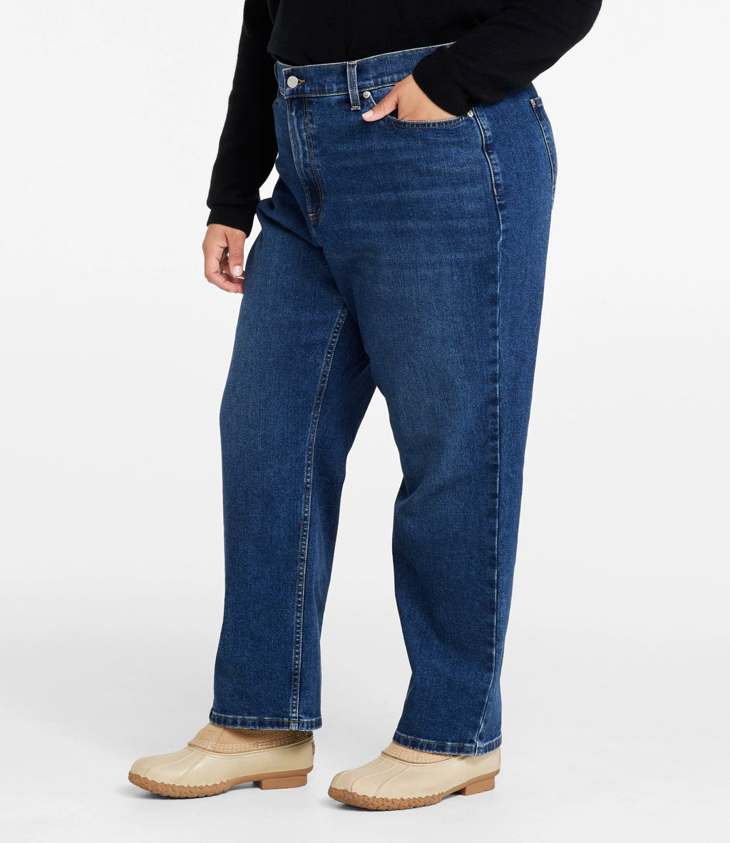 Women's High-Rise Stovepipe Ankle Jeans - Faded Indigo