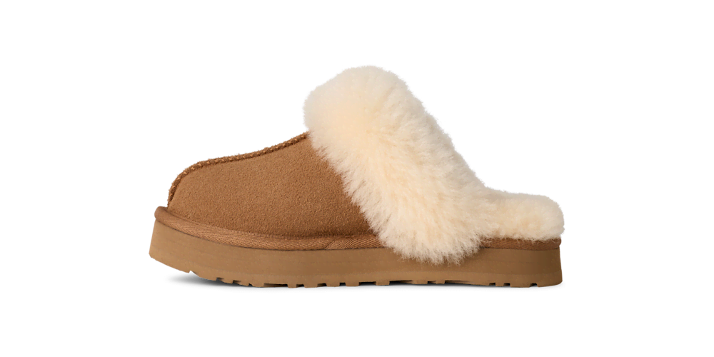 Kids' Suede Platform Slippers - Sand