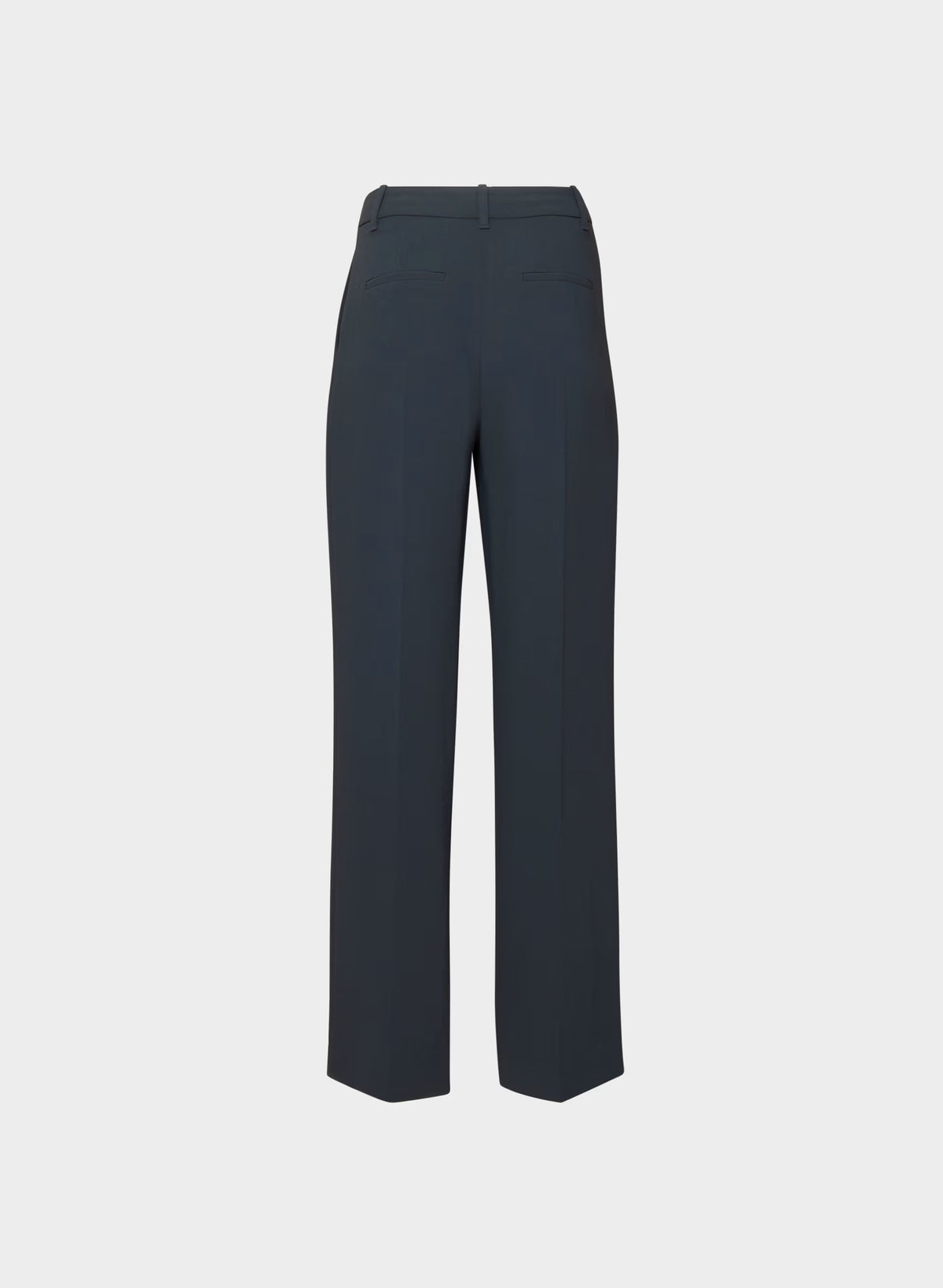 High-Rise Wide-Leg Crepe Trousers - Sand