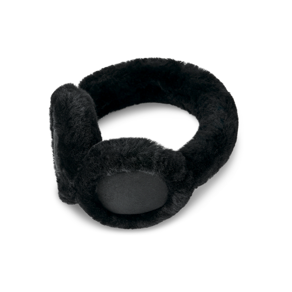 Shearling Earmuffs - Black