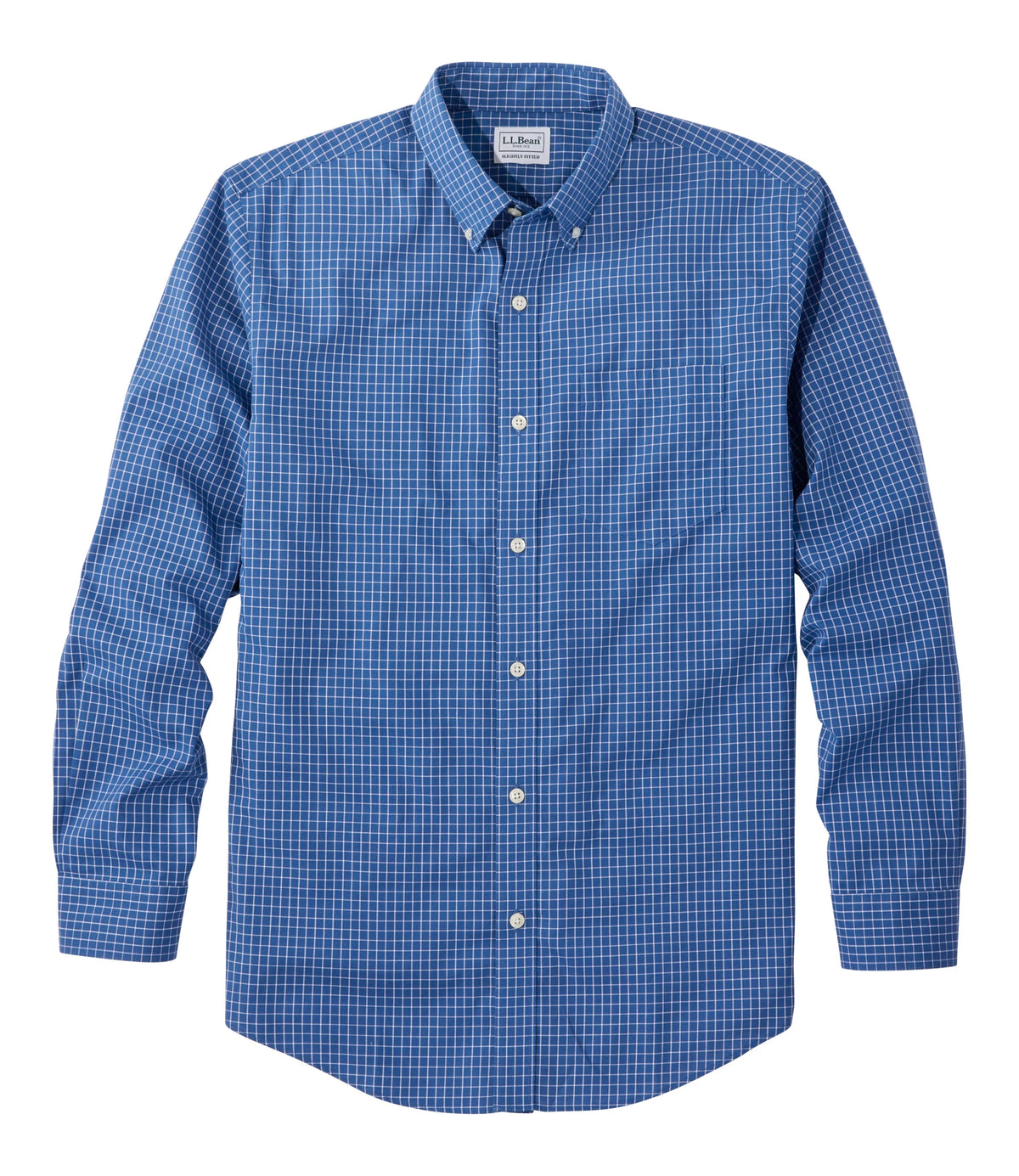 Men's Wrinkle-Resistant Check Shirt - Blue