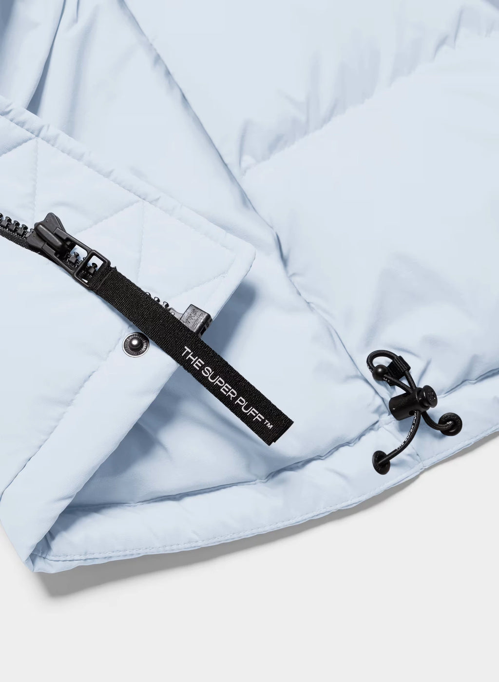 Short Down Puffer Jacket - Blue