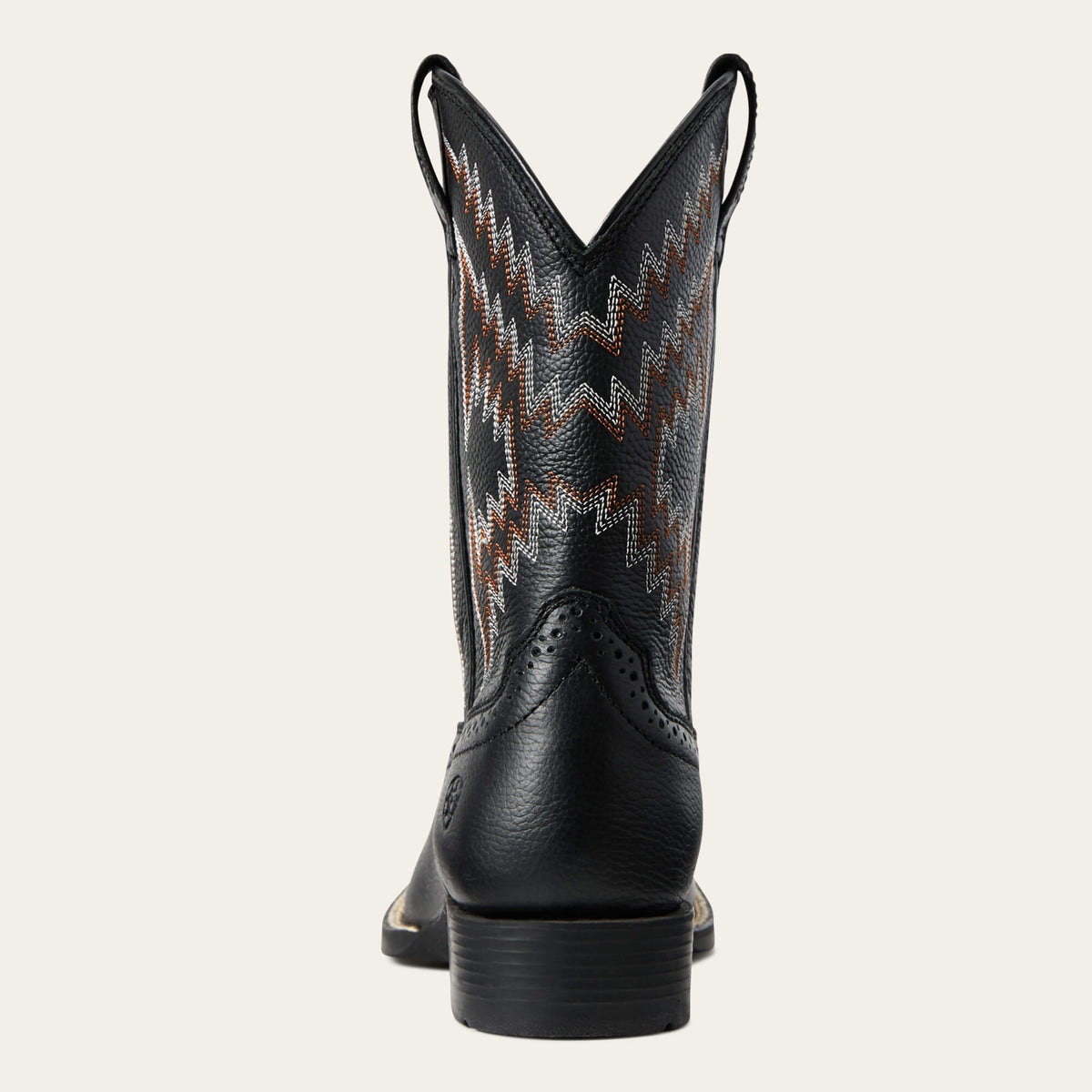 Kids' Leather Western Boots - Bear Black