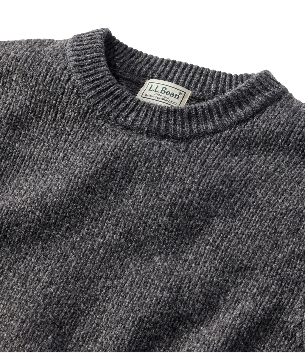 Men's Lambswool Crewneck Sweater - Rosewood