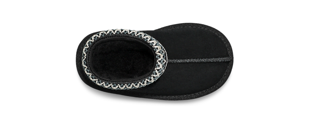 Toddler Suede Slip-On Slipper - Black