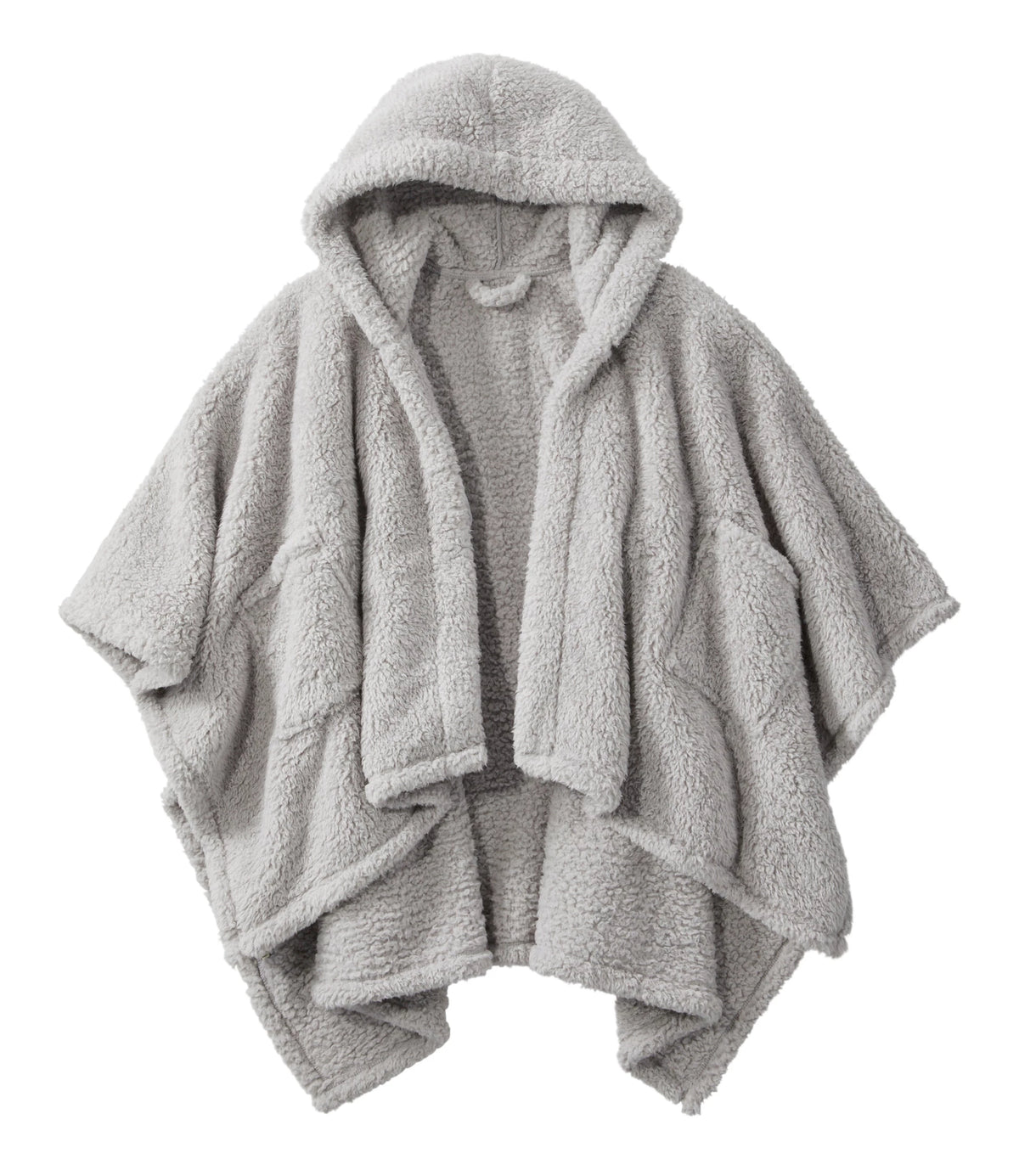 Hooded Sherpa Wearable Throw - Gray