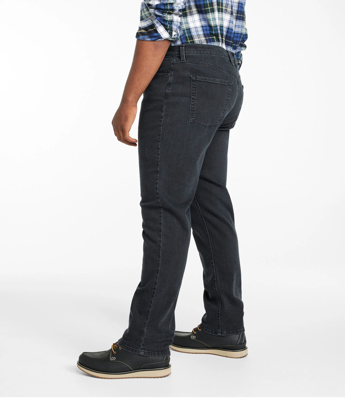 Men's Stretch Straight-Leg Jeans - Tan