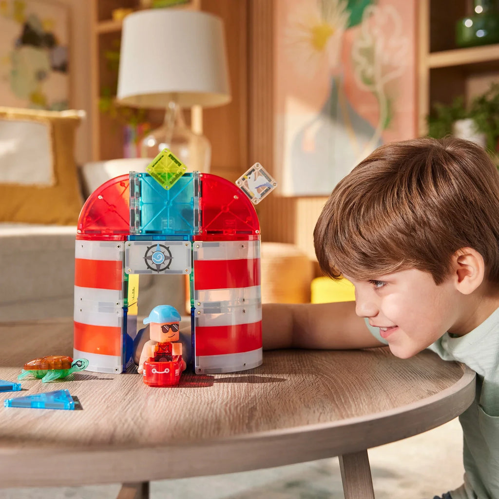 Lighthouse Rescue Magnetic Building Set - 26 Pieces