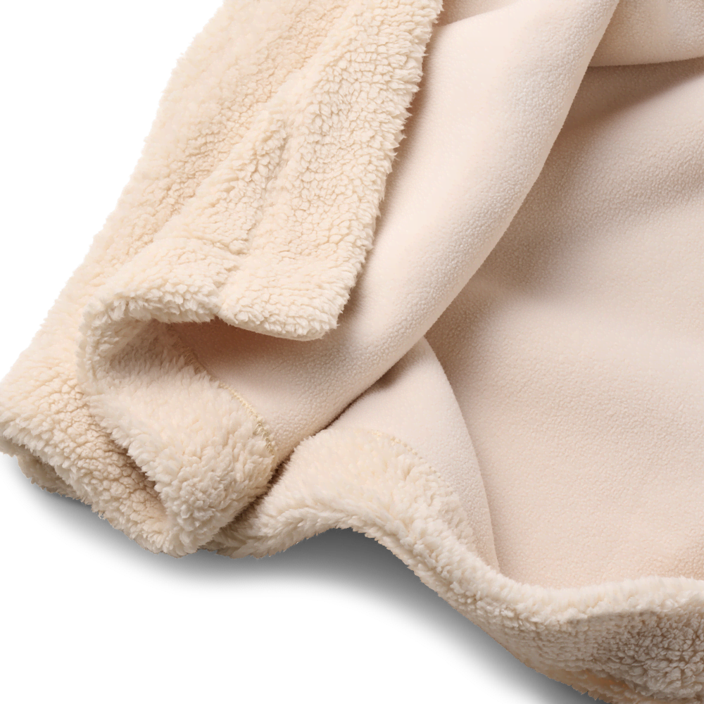 Women's Plush Fleece Full-Length Robe - Cream