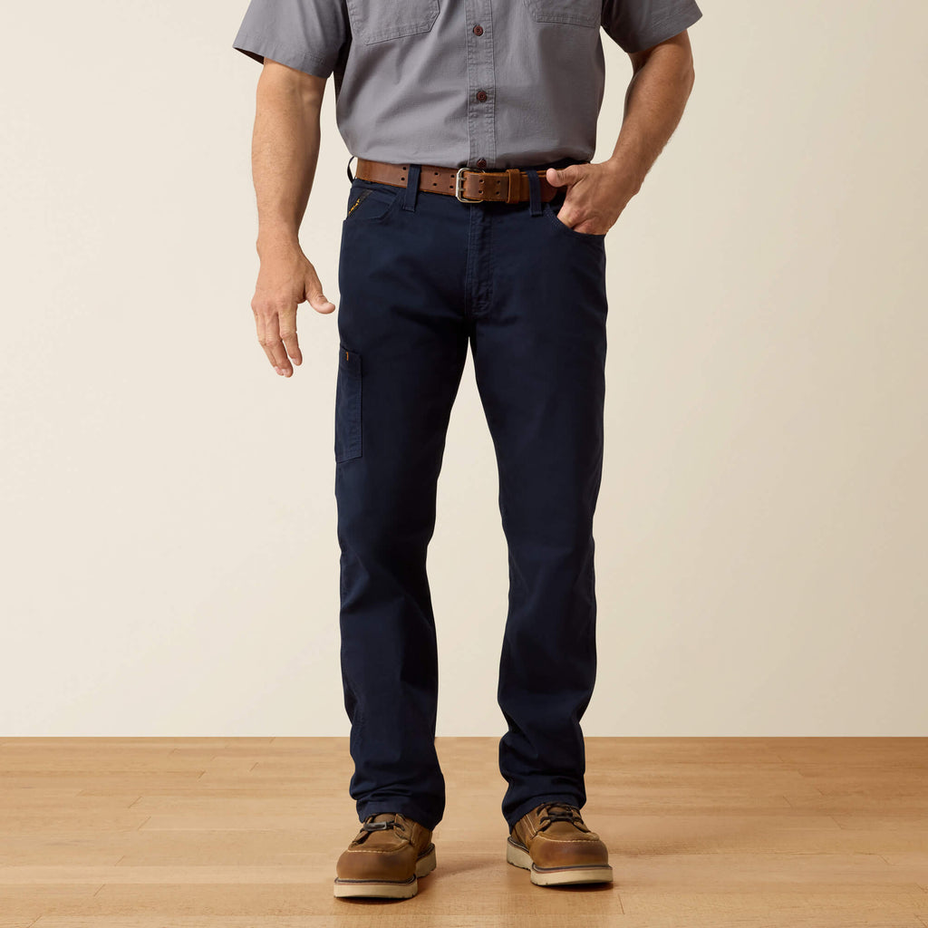 Men's Relaxed Stretch Canvas Work Pants - Khaki