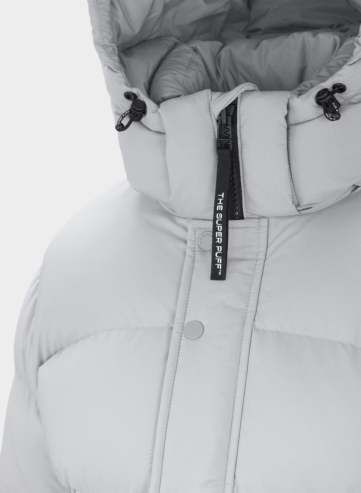 Long Down Puffer Jacket - Blue