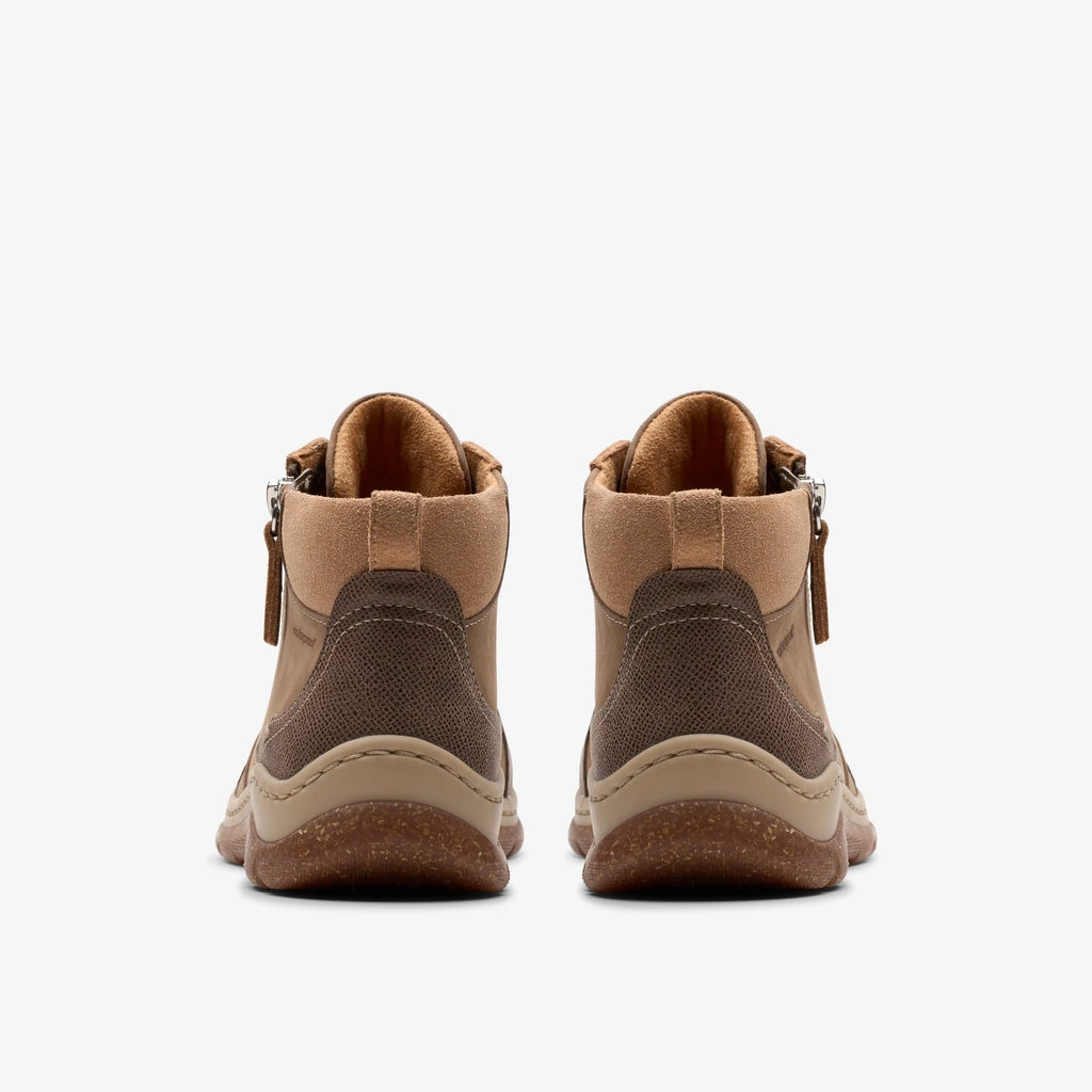 Waterproof Nubuck Trainer Boot - Dark Sand