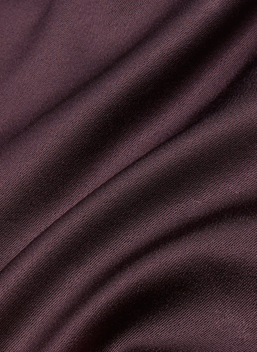 Lace-Trim Stretch Satin Bustier - Plum