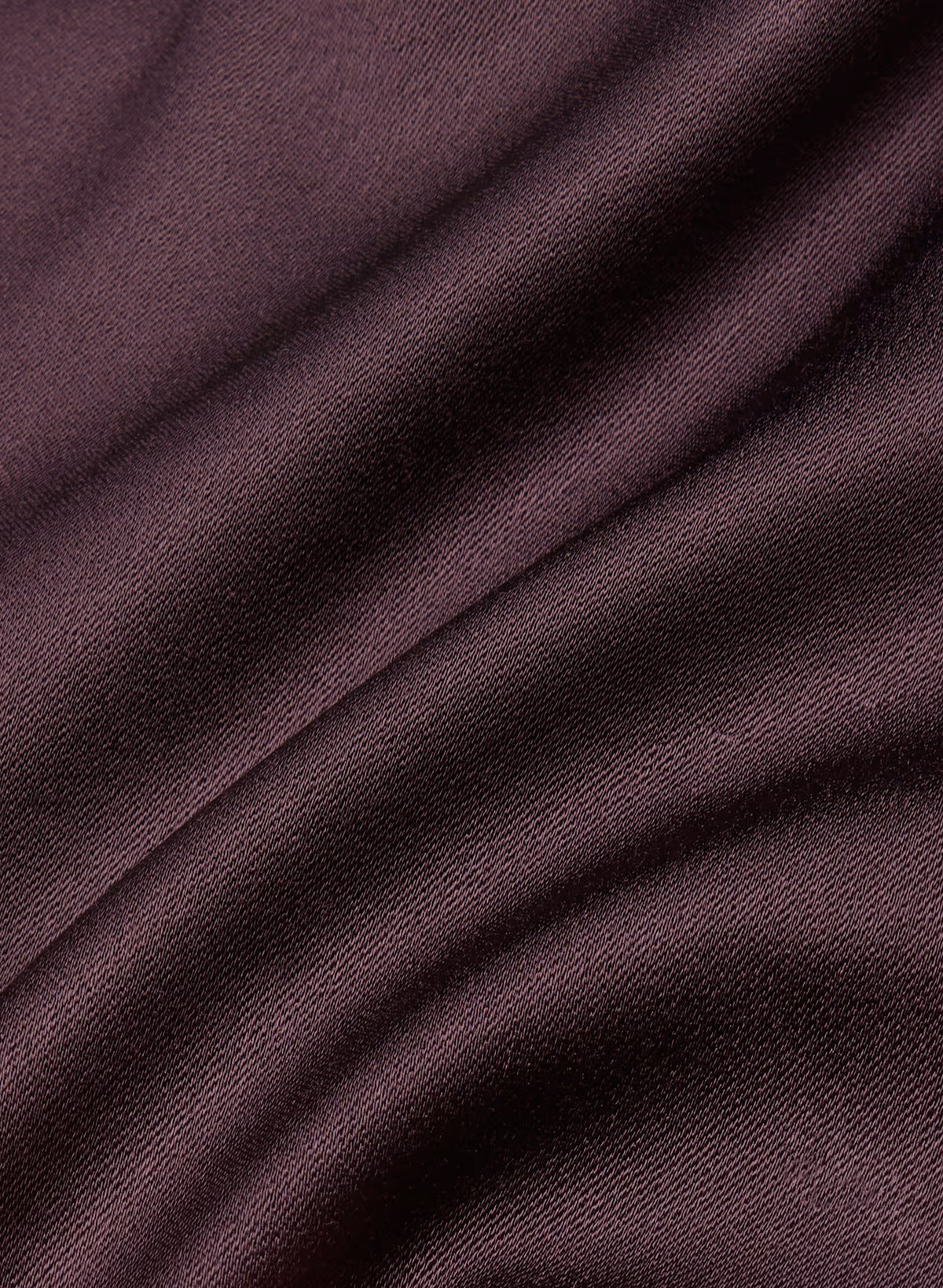 Lace-Trim Stretch Satin Bustier - Plum