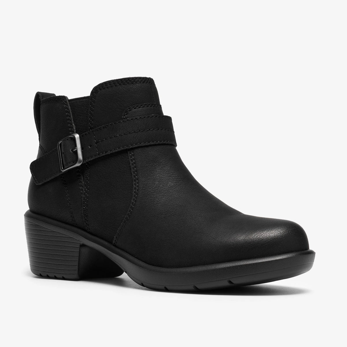 Leather Ankle Boot - Black