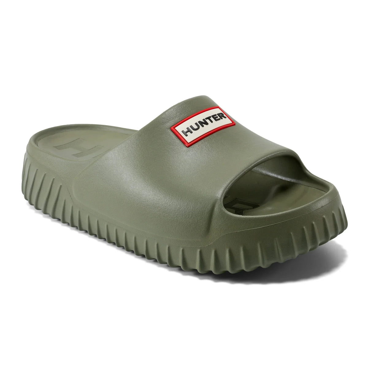 Men's Open-Toe Slide Sandals - Green
