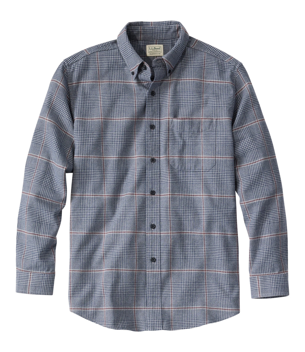 Men's Cotton Flannel Shirt - Charcoal