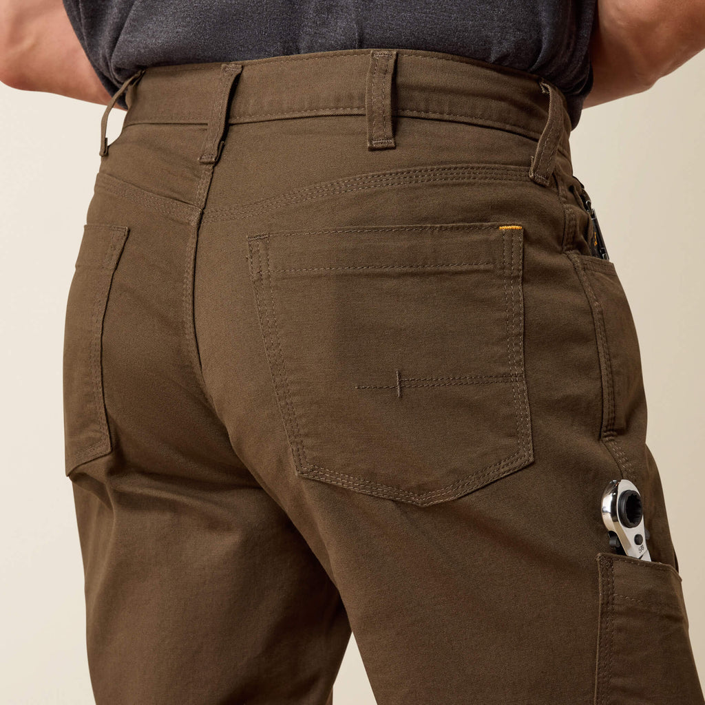 Men's Relaxed Stretch Canvas Work Pants - Khaki