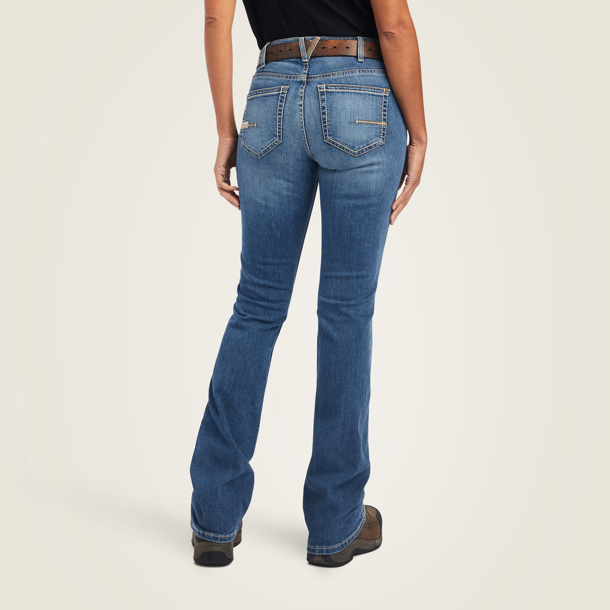 Women's Stretch Bootcut Work Jeans - Malibu