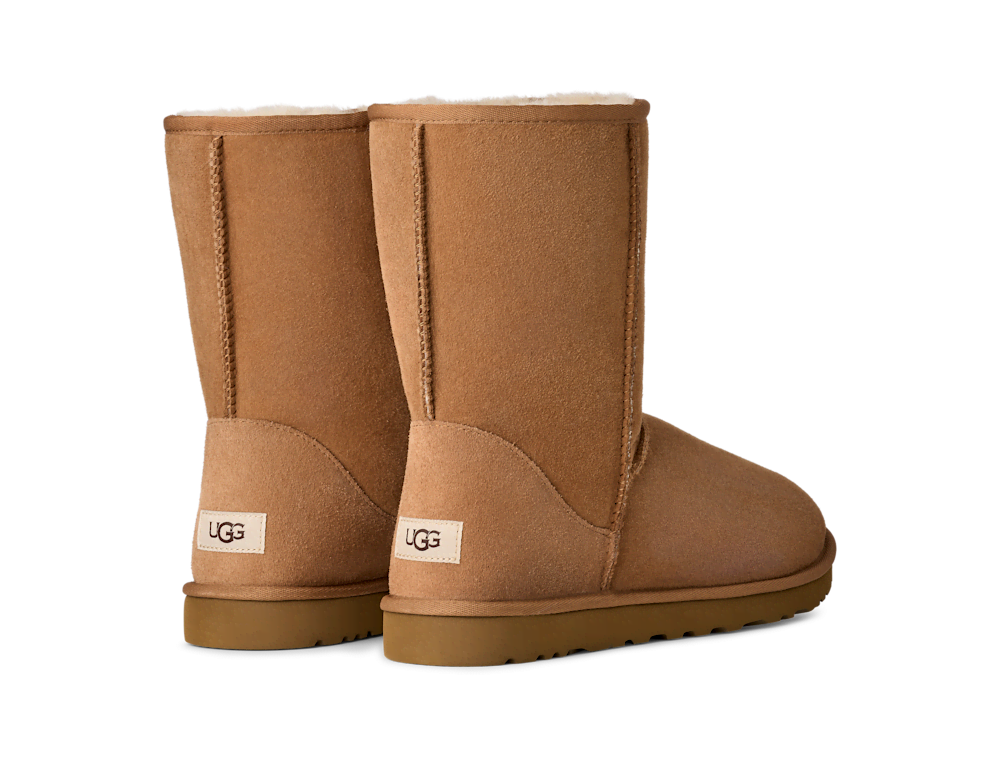 Men's Sheepskin Short Boot - Chestnut