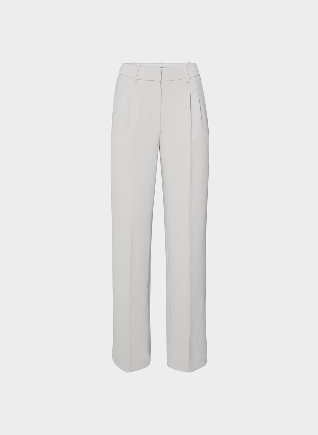 High-Rise Wide-Leg Crepe Trousers - Sand