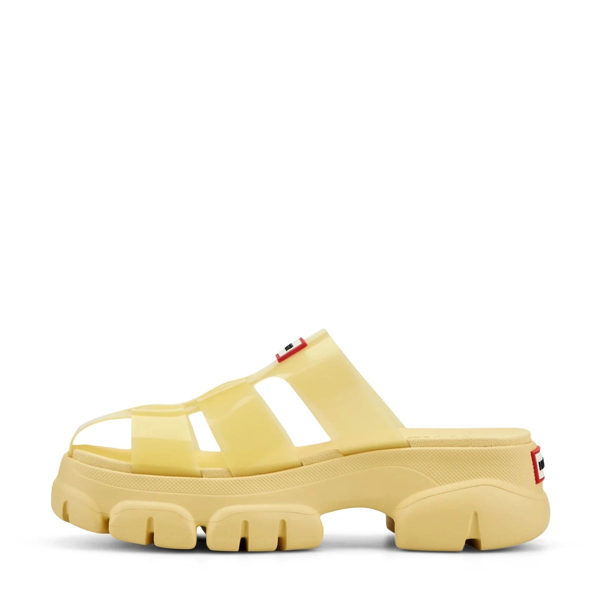 Women's Translucent Fisherman Sandals - Yellow