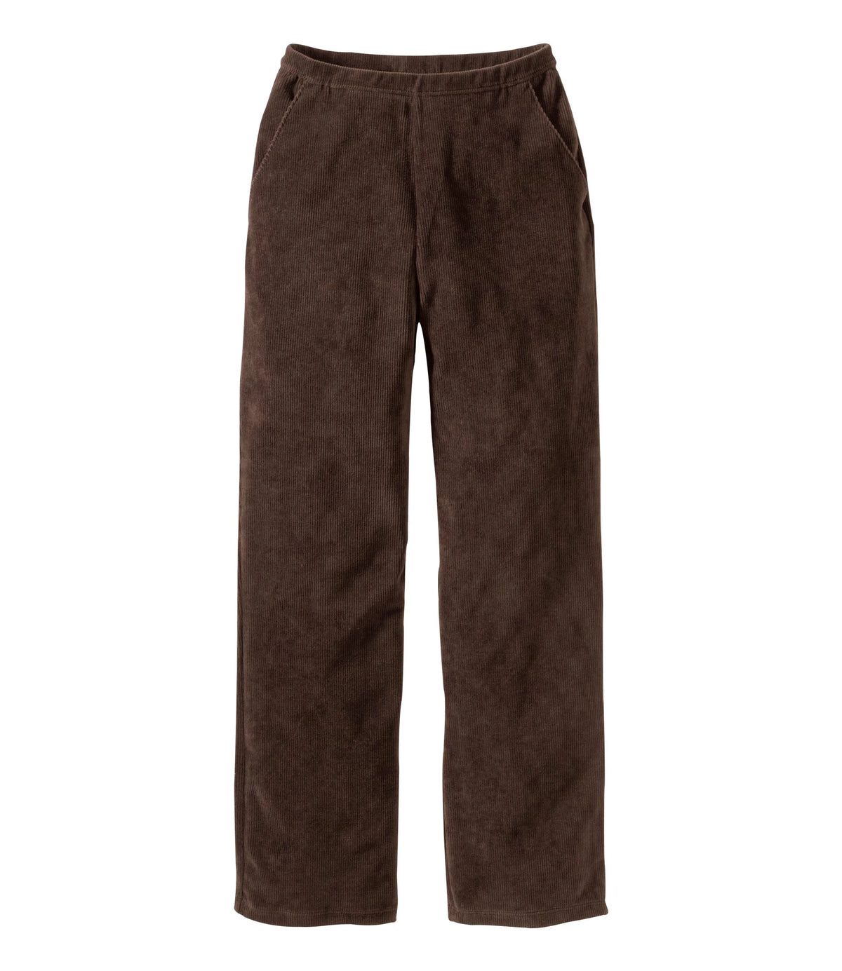Women's Stretch Corduroy Straight-Leg Pants - Khaki