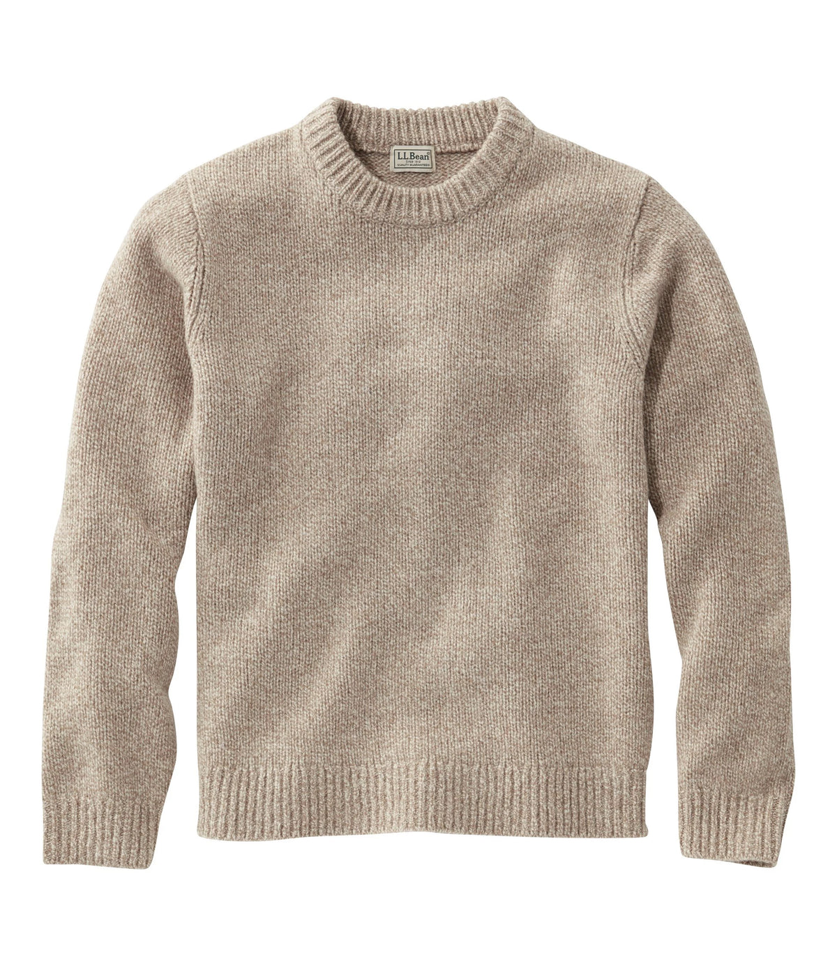 Men's Lambswool Crewneck Sweater - Rosewood