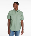 Men's Short Sleeve Canvas Shirt - Green