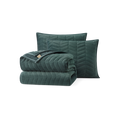 King Chevron Quilt Set - Deep Night