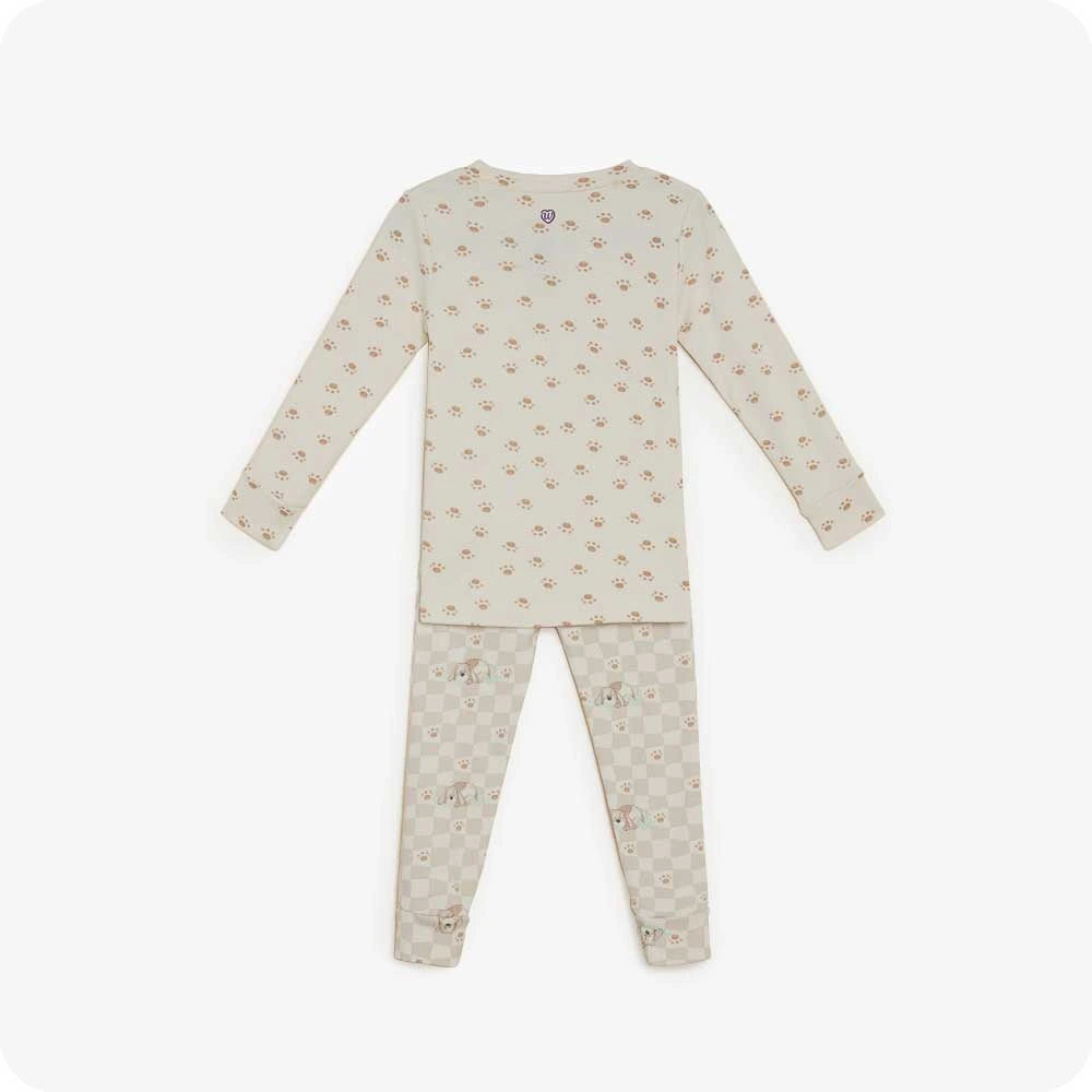 Kids Cotton Puppy Pajama Set