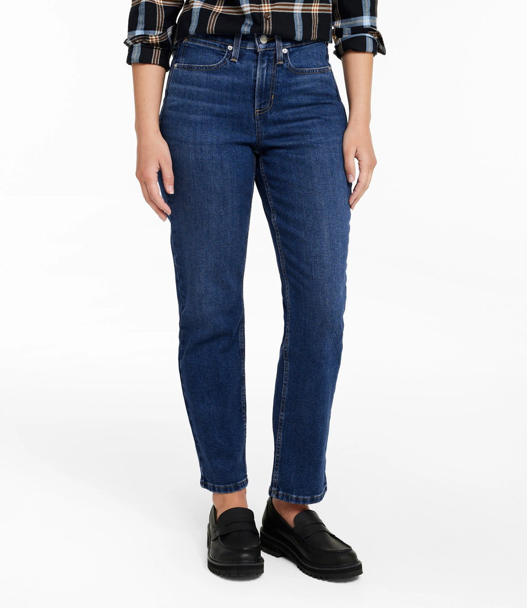 Women's High-Rise Stovepipe Ankle Jeans - Faded Indigo