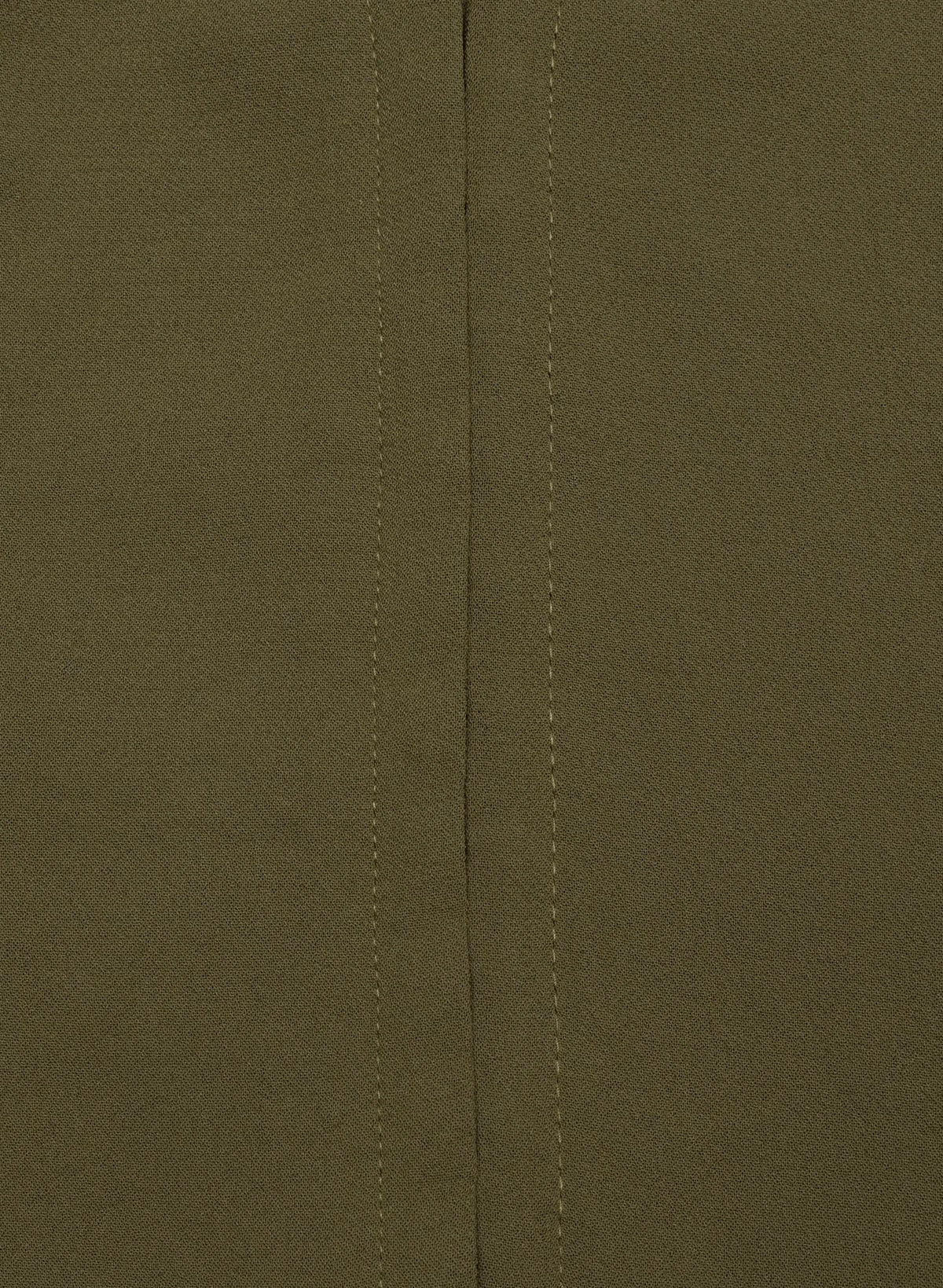 Lined Tailored Suit Vest - Olive