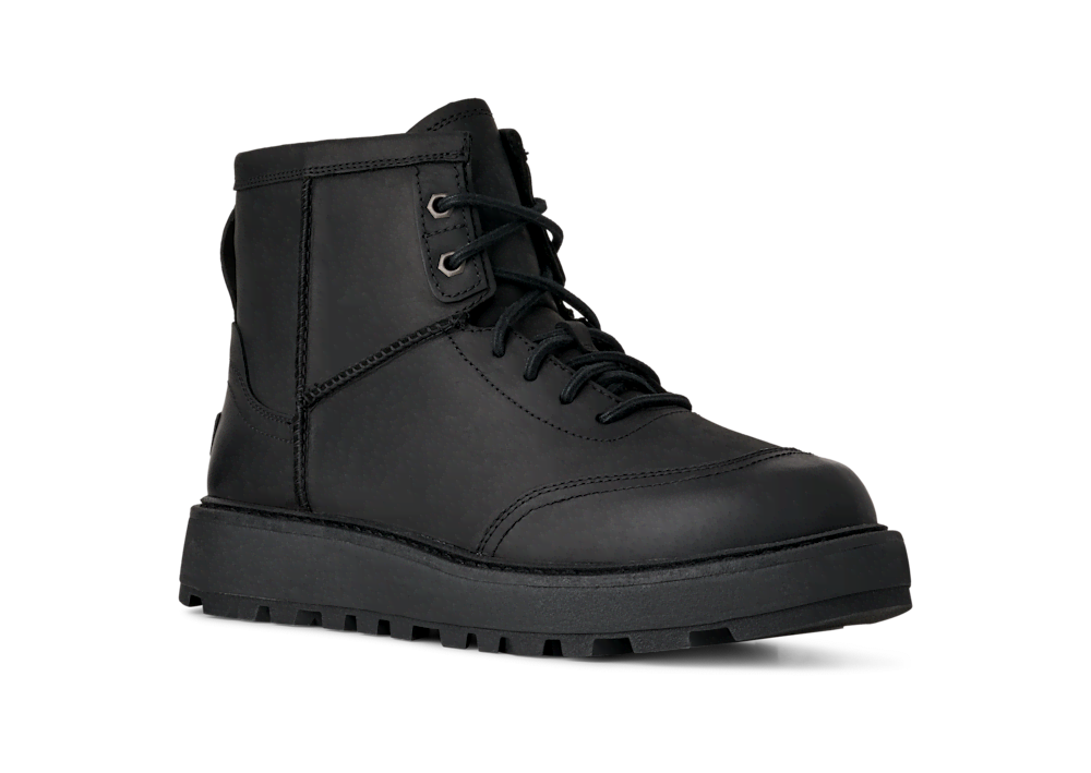 Men's Waterproof Leather Lace-Up Boot - Brown