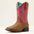 Kids' Wide Square Toe Western Boot - Pink
